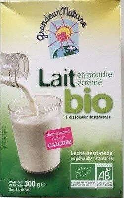 Lait en poudre écrémé bio