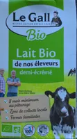 Lait bio de nos éleveurs demi-écrémé
