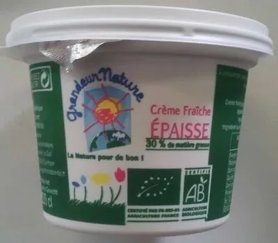 Crème fraîche épaisse 30% de matière grasse