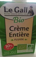 Crème entière fluide