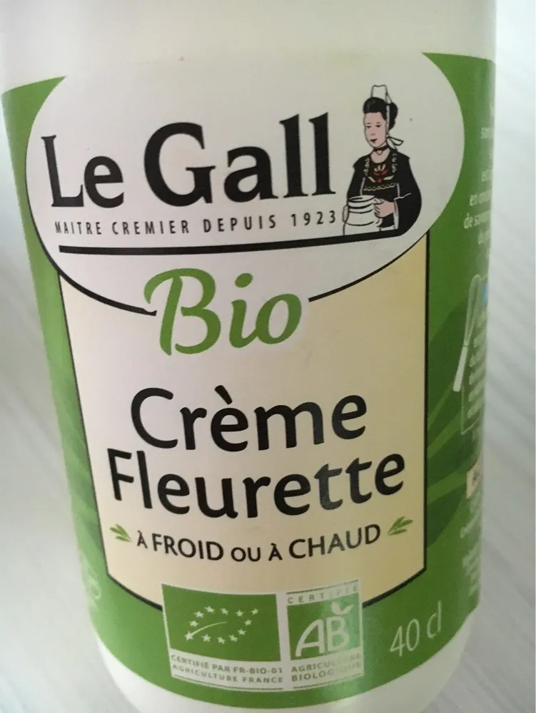 Crème fleurette bio