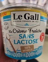 Crème fraîche sans lactose
