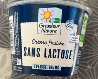 Crème fraîche sans lactose