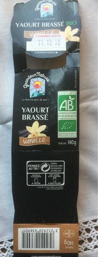 Yaourt brasse bio