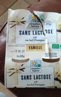 Yaourt vanille sans lactose