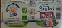 Yaourt au lait de brebis sur lit de figues