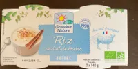 Riz au lait de brebis