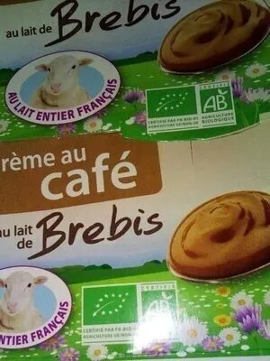 creme dessert au lait de brebis au café