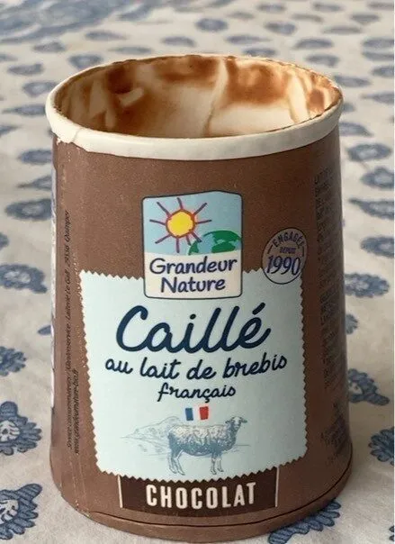 Caillé au lait de brebis chocolat