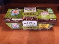 Dessert 100% végétal au riz et au chocolat