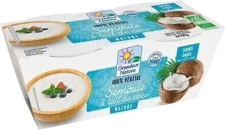 Semoule au lait de coco