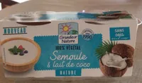 Semoule & lait de coco