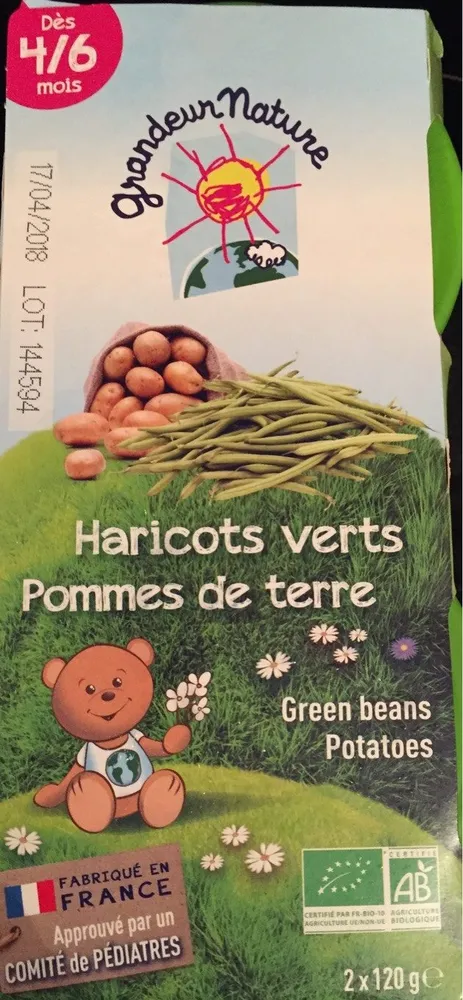Haricots verts Pommes de terre