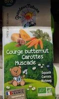 Courge butternut carottes muscade