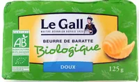Beurre de baratte biologique doux
