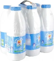 Pack De 6 Lait Demi-écrémé Bio, 1 L
