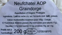 Coeur de Neufchâtel AOP au lait cru GRAINDORGE, 24% de MG