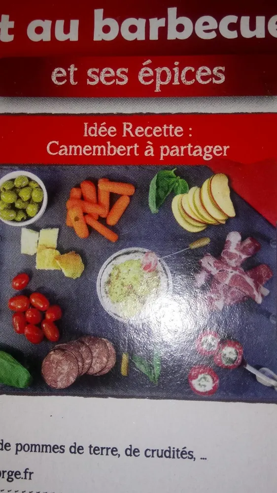 Petit camembert au barbecue