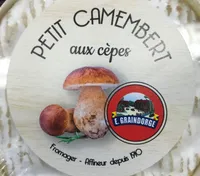 Petit camembert aux cepes