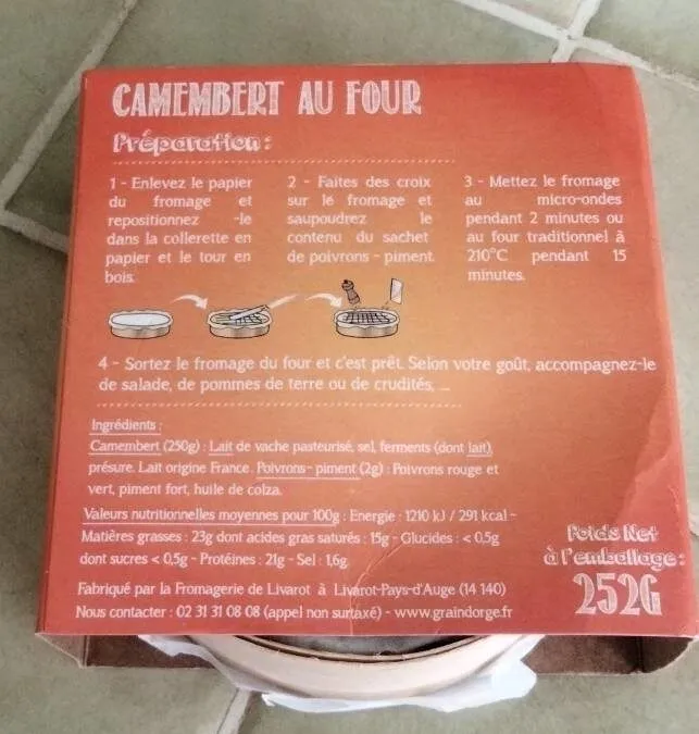 Camembert au four