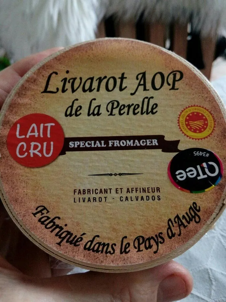 Livarot AOP au lait cru de vache