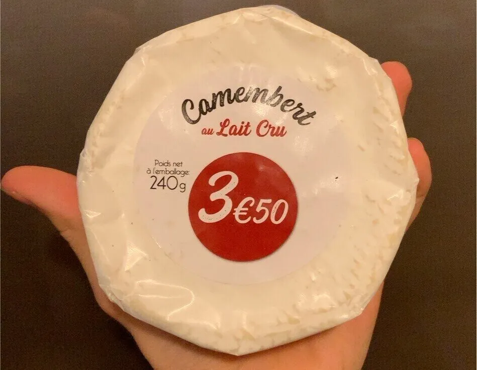 Camembert au lait cru