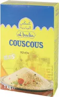 Couscous Extra Fin Al Badia 1 KG, 1 Paquet