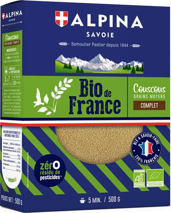 Couscous Complet Bio de France