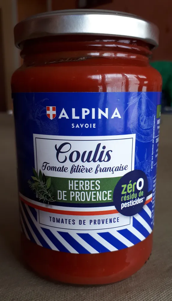 Coulis tomates filière française herbes de Provence