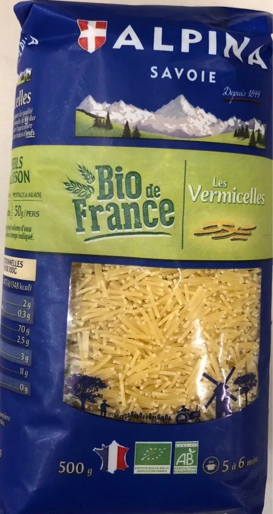 Vermicelles Bio