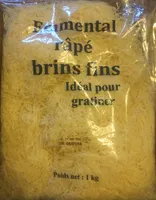Emmental râpé brins fins
