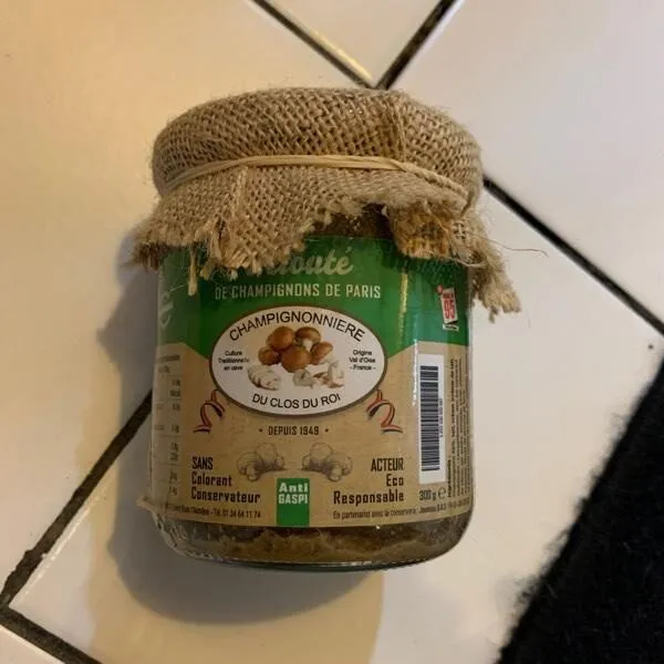 Velouté de champignons de Paris