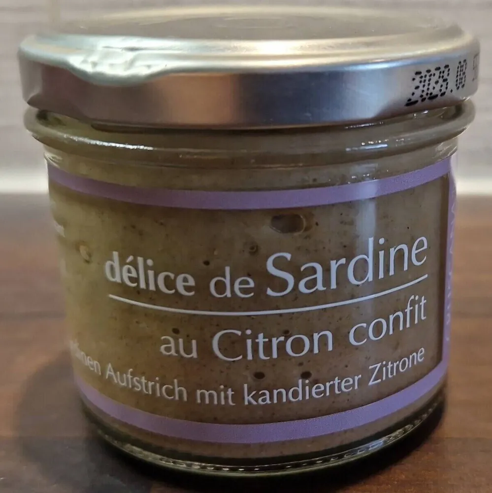 Délice de sardine au citron confit