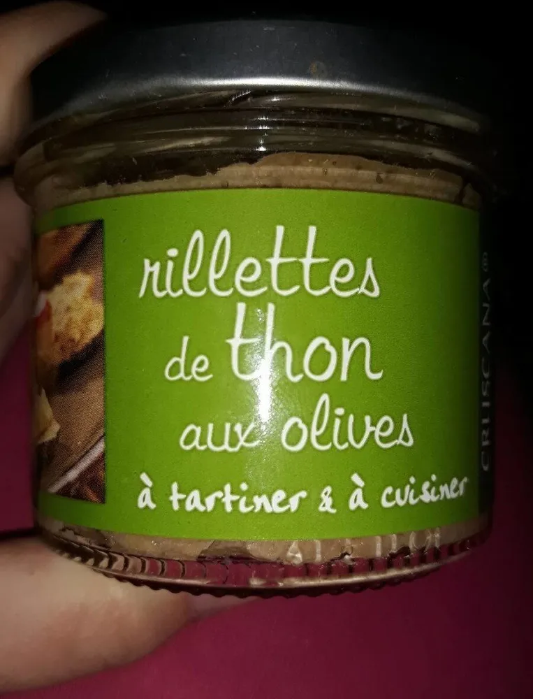 Rillettes de thon aux olives