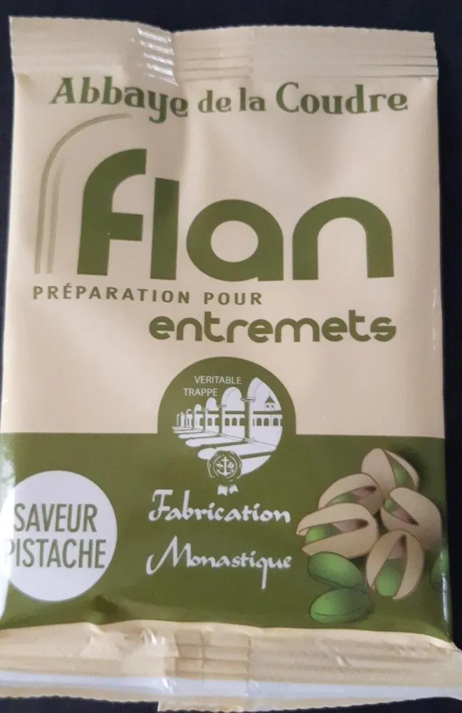 Flan entremet abbaye de la coudre à la pistache
