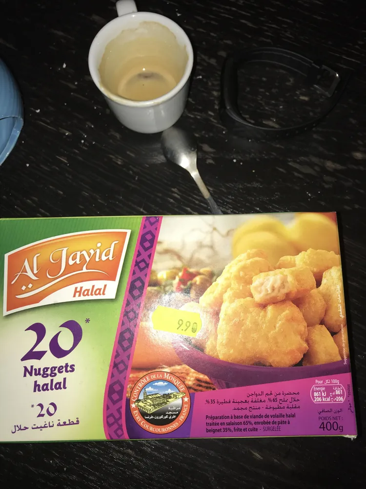 Nuggets halal, 20 nuggets