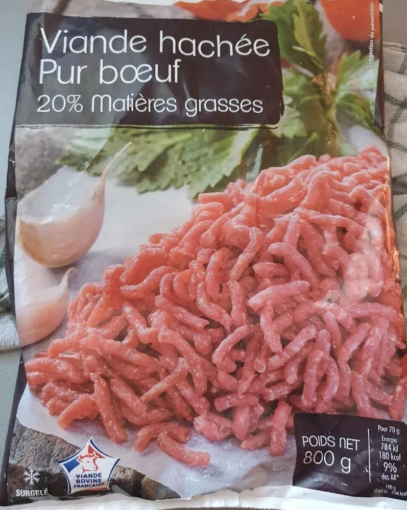 Viande hache pour boeuf