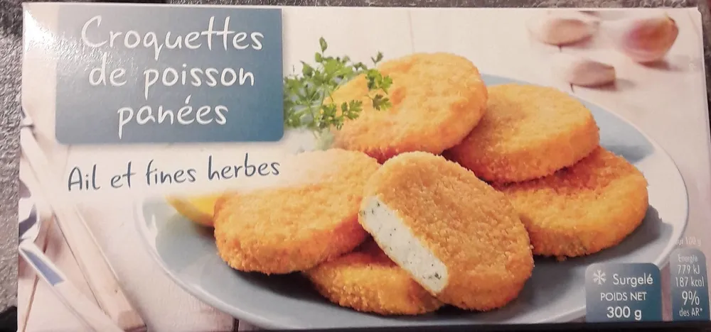Croquettes de poisson panées