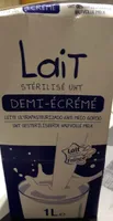 Lait demi-ecreme