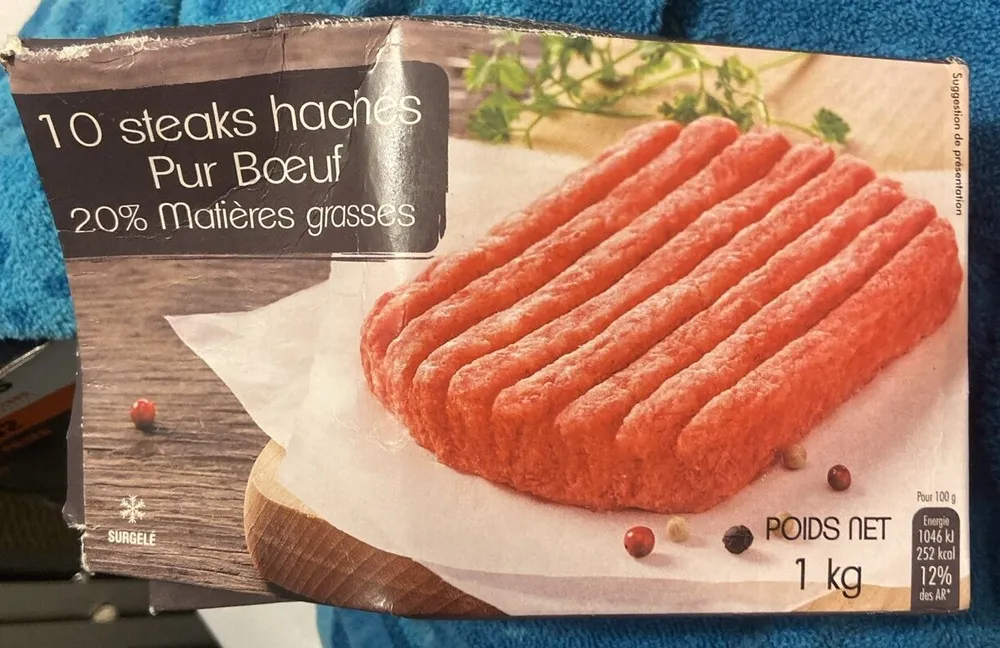 Steak Haché Pur Boeuf Surgelé