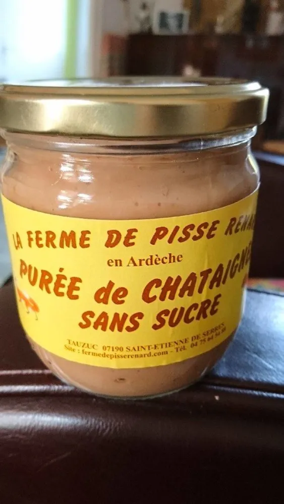 Purée de châtaignes sans sucre