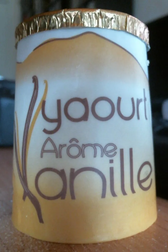 Yaourts arome vanille AREILLADOU
