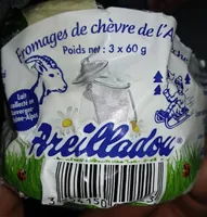 Areilladou, Fromage de chevre, le rouleau de 3 x 60 gr 180 gr