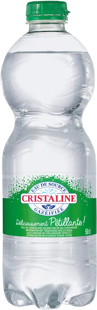 CRISTALINE Eau de Source Pétillante 0,5L