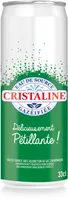 CRISTALINE Eau de Source Pétillante canette 33cl