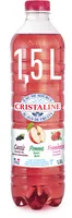 CRISTALINE Eau de Source au jus de fruits POMME CASSIS FRAMBOISE 1.5L