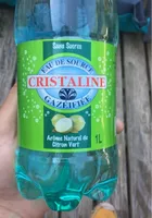 Eau de source gazeifiee citron vert
