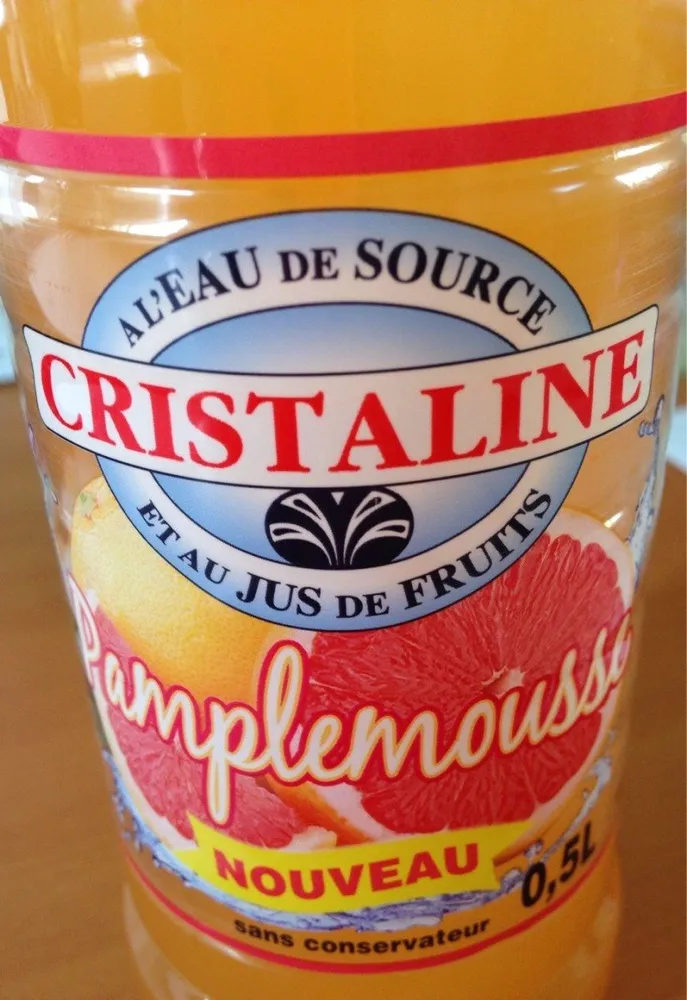 Boisson à l'eau de source Cristaline