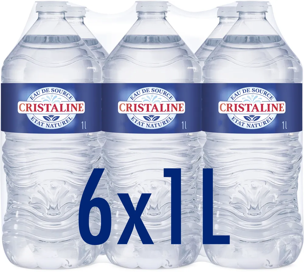 CRISTALINE Eau De Source 6x1L
