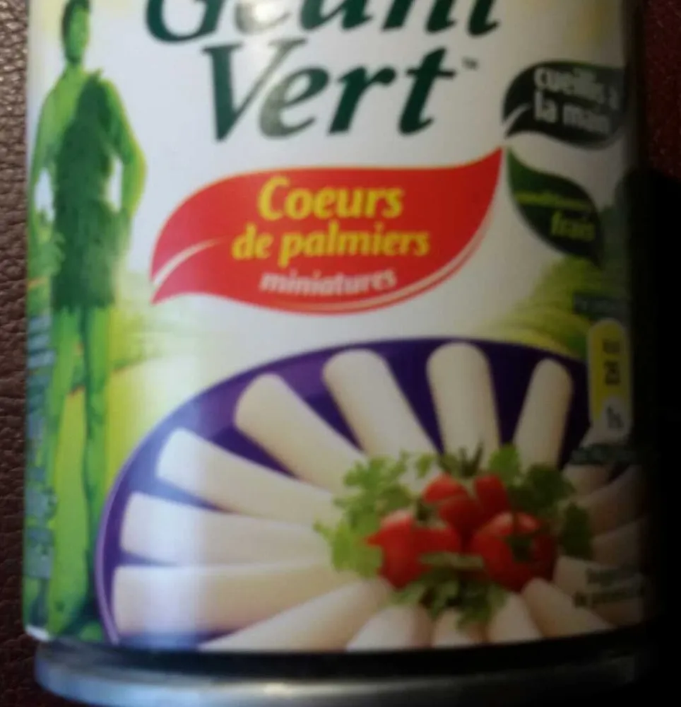 Coeurs de palmiers miniatures